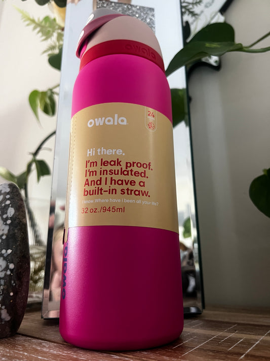 VYBE 945ml Bottle – FreeSip Style Drink Bottle- SUNSET PUNCH 💕 Customisable
